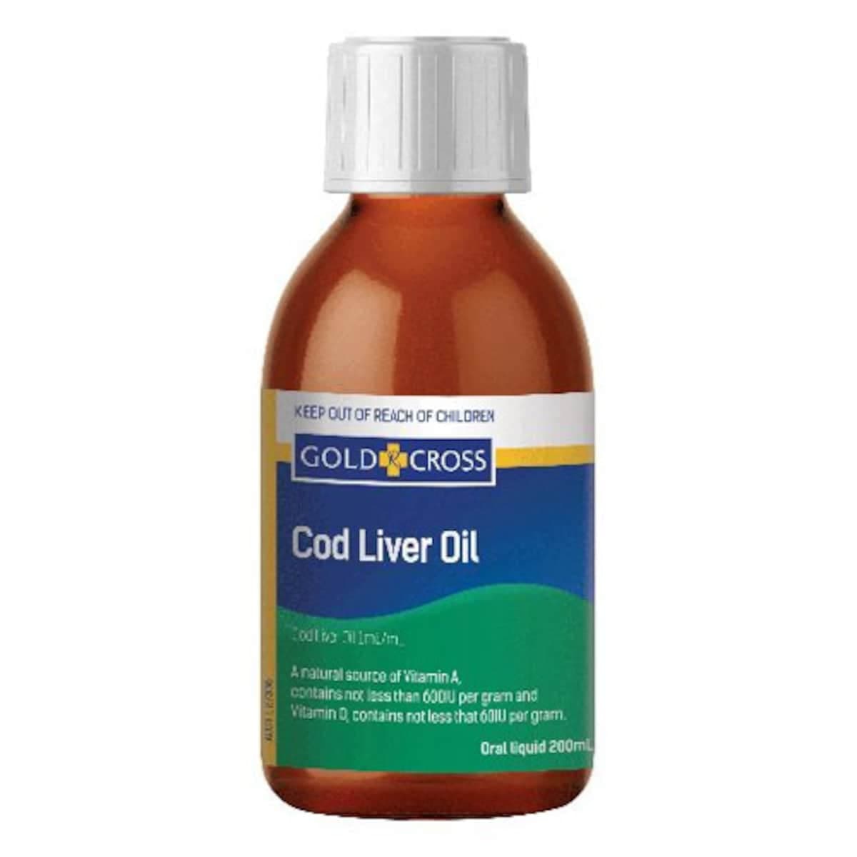 Gold Cross Cod Liver Oil 200Ml