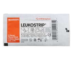 Leukostrip Wound Closure Strips 6.4Mm X 76Mm 1 Pouch Of 3 Strips By Smith & Nephew