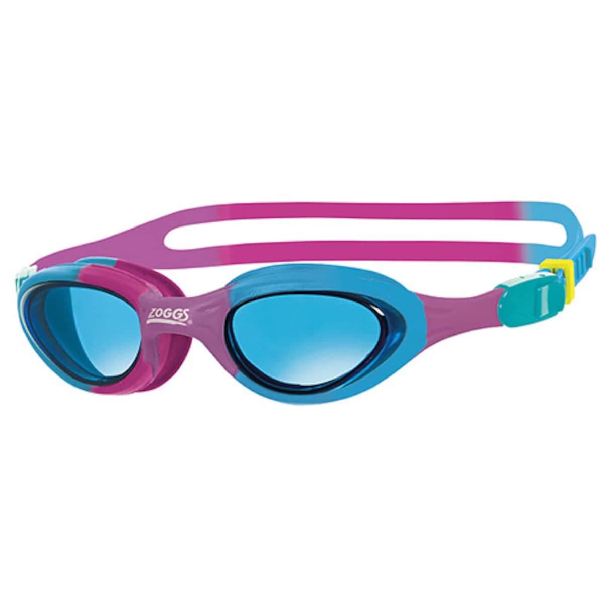 Thumbnail Zoggs Junior Super Seal Swim Goggles Pink & Camo With Tinted Lenses (6 To 14Yrs)