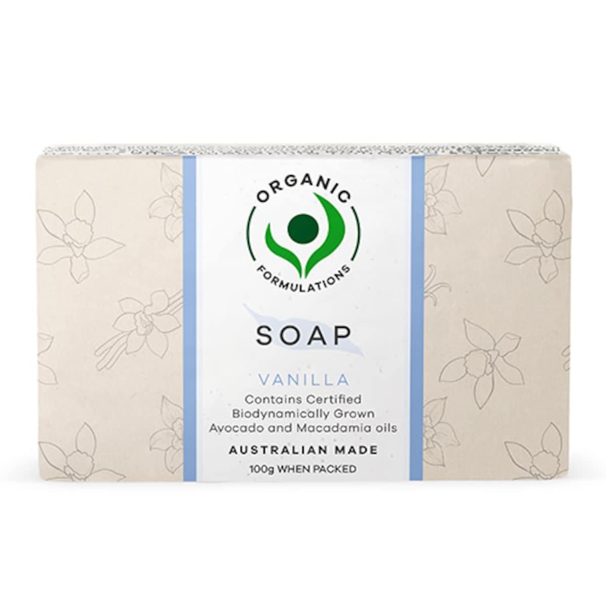 Organic Formulations Vanilla Soap 100G