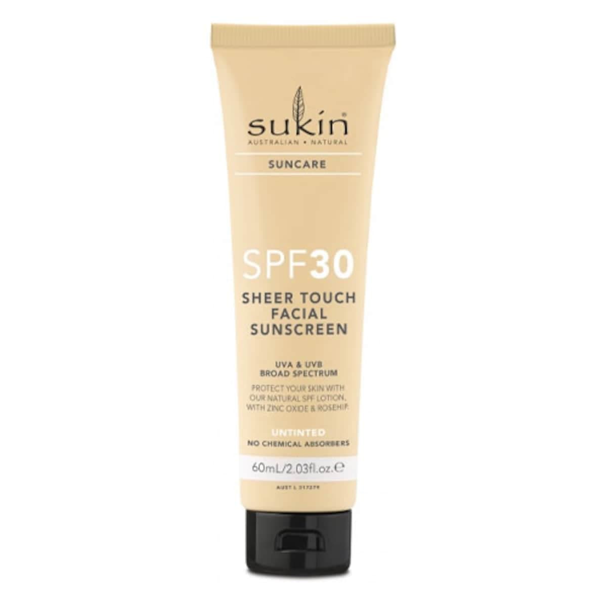 Thumbnail Sukin Sheer Touch Facial Sunscreen Untinted Spf30 60Ml