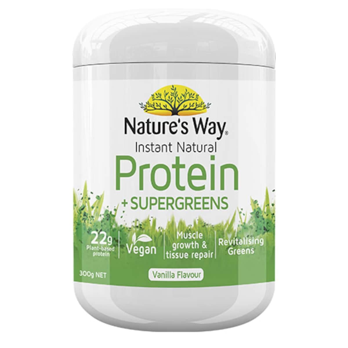 Thumbnail Natures Way Instant Natural Protein With Supergreens 300G