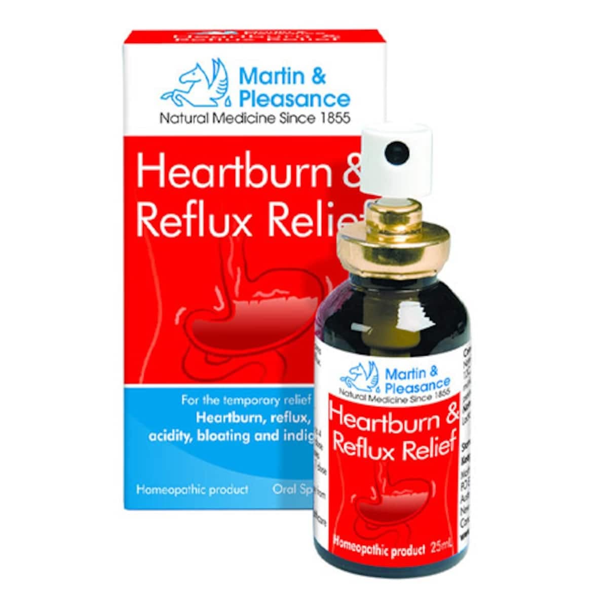 Martin & Pleasance Heartburn & Reflux Relief Spray 25Ml