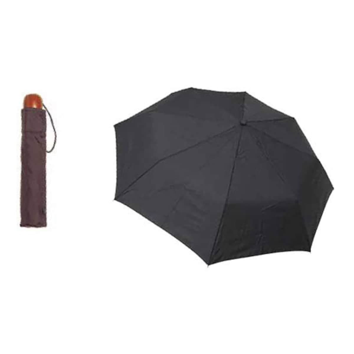 Thumbnail Shelta 6722 Mini Maxi Mens Umbrella With Wooden Handle Black