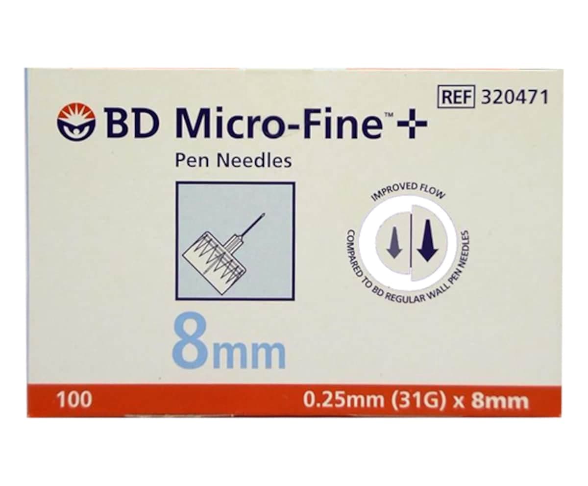 Thumbnail Bd Microfine Pen Needles 31G X 8Mm 100 Needles