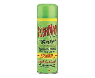 Bushman Plus 20% Deet Insect Repellent With Sunscreen Spray 50G