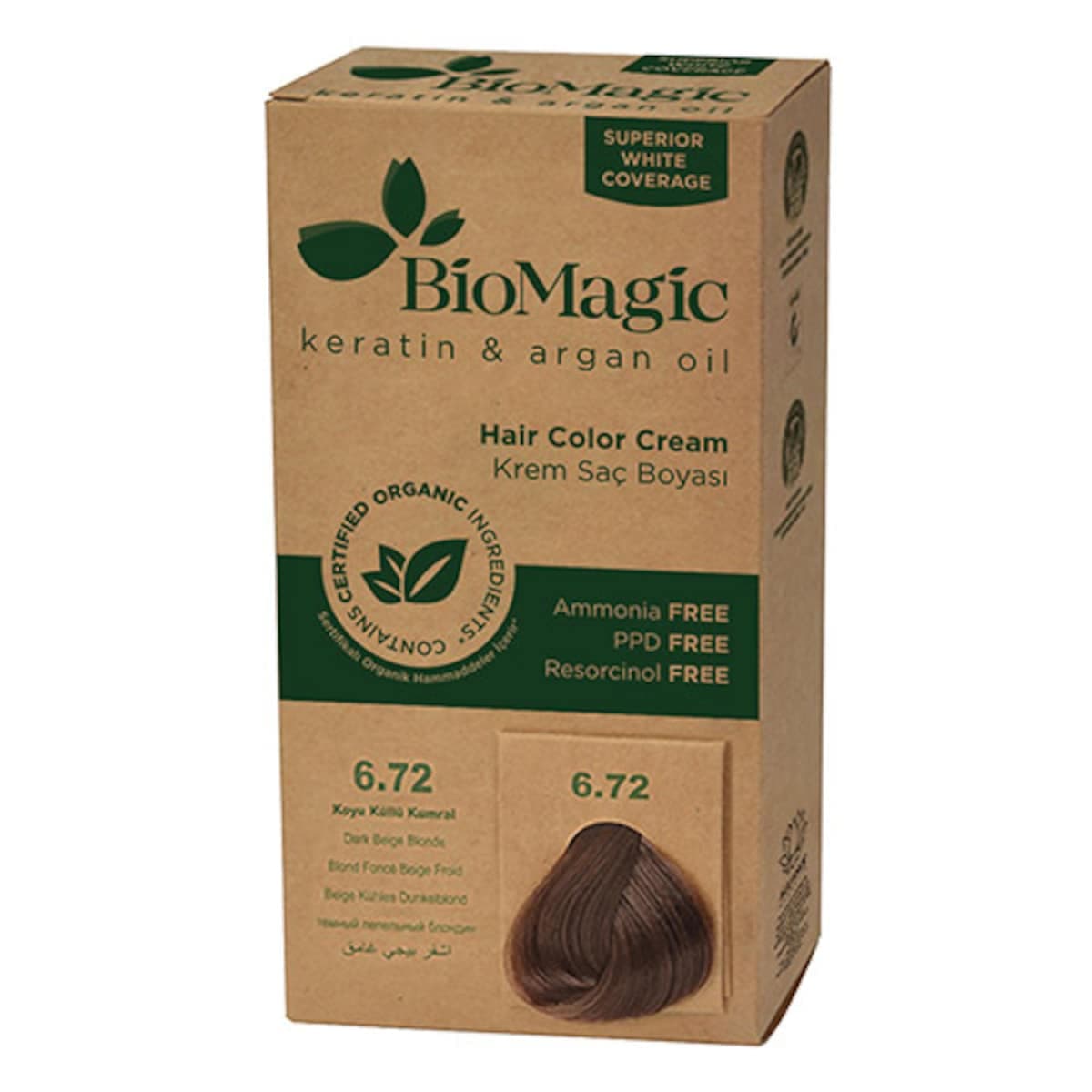 Bio Magic Hair Colour Cream Dark Beige Blonde 6.72