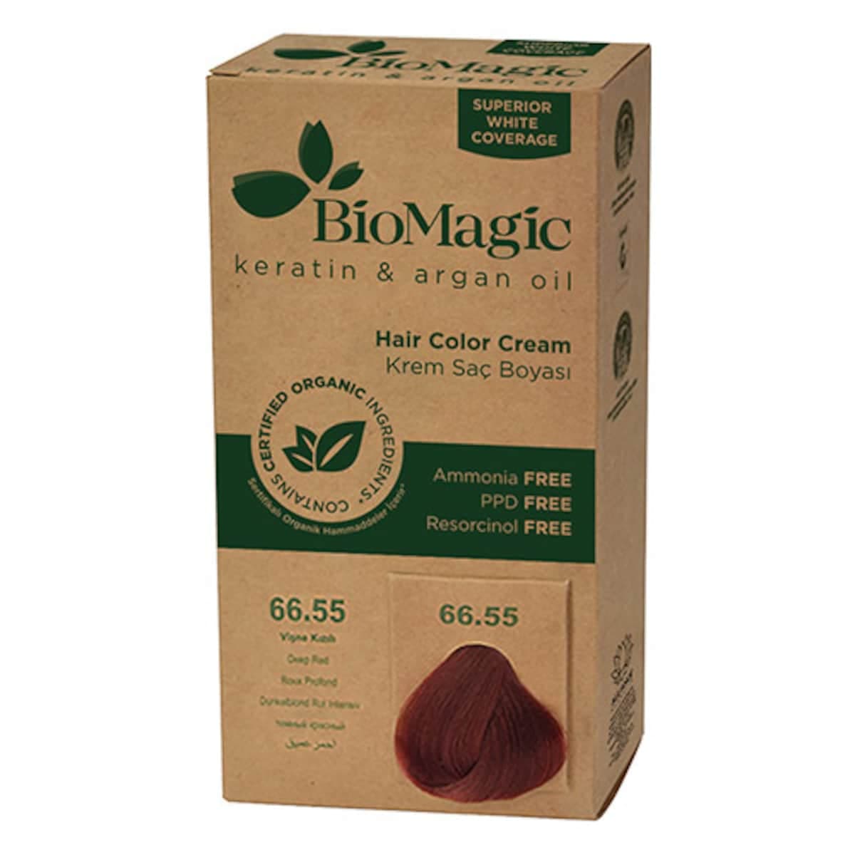 Bio Magic Hair Colour Cream Deep Red 66.55