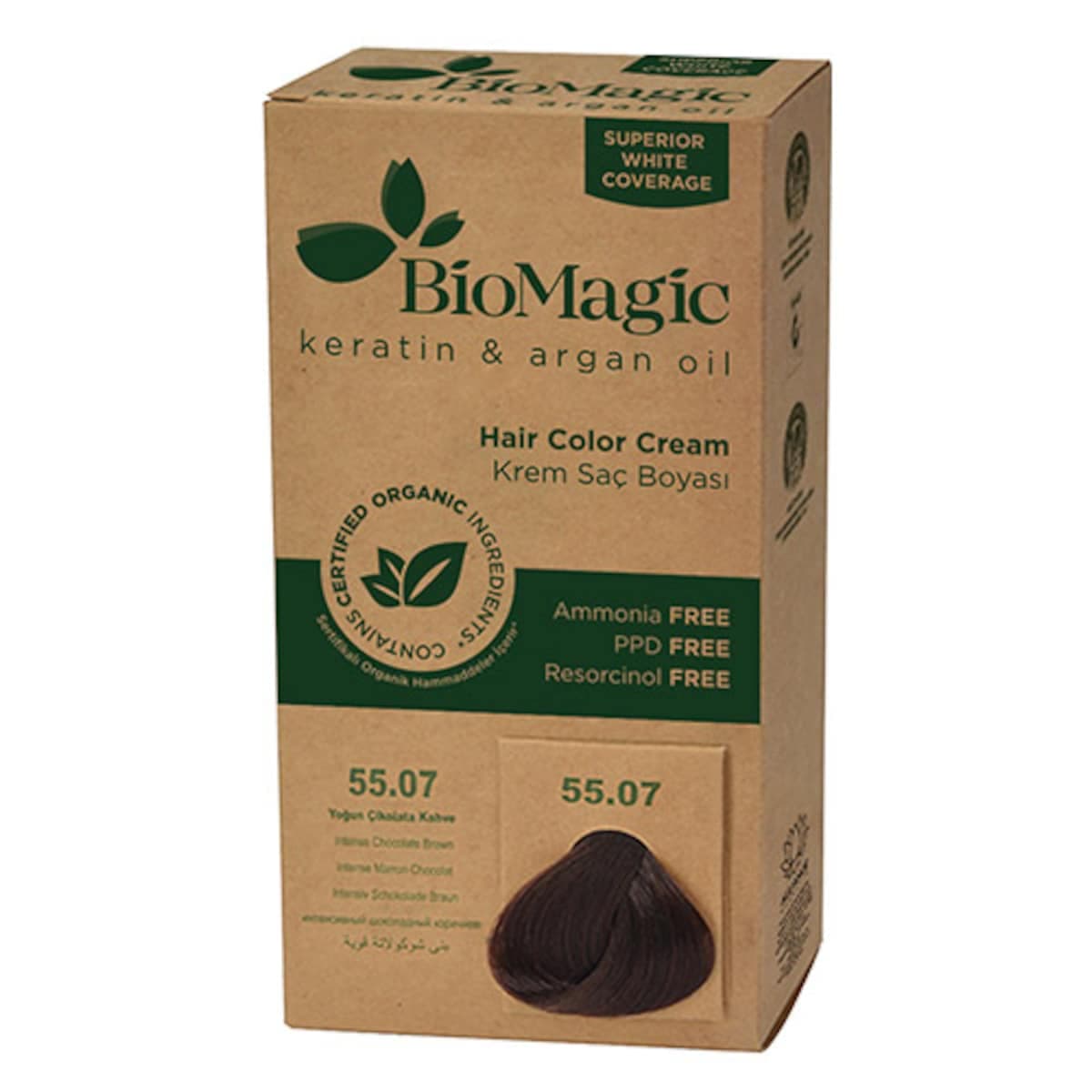 Bio Magic Hair Colour Cream Intense Chocolate Brown 55.07