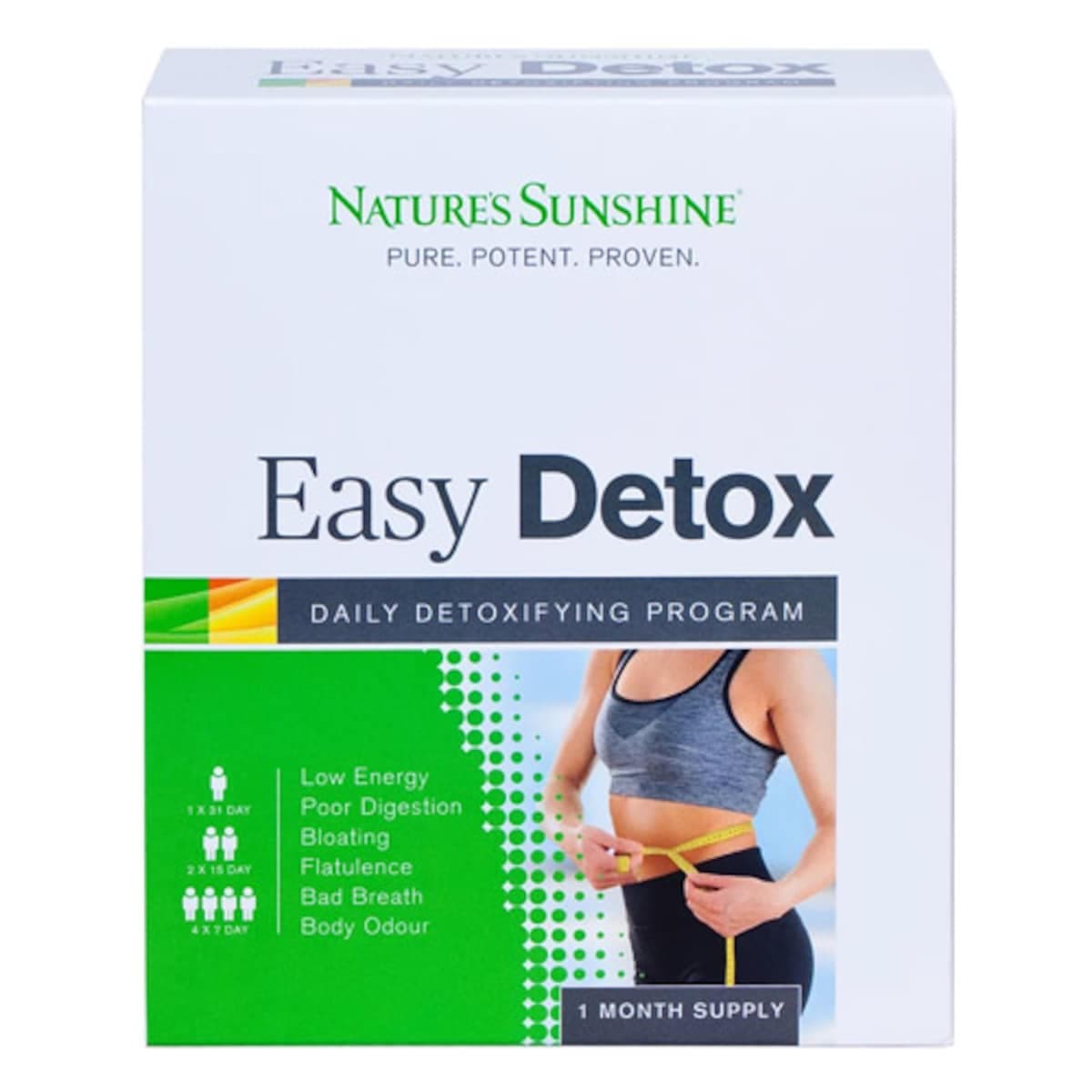 Natures Sunshine Easy Detox 1 Months Supply