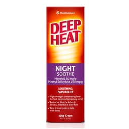 Deep Heat Night Soothe Pain Relief Cream 100G