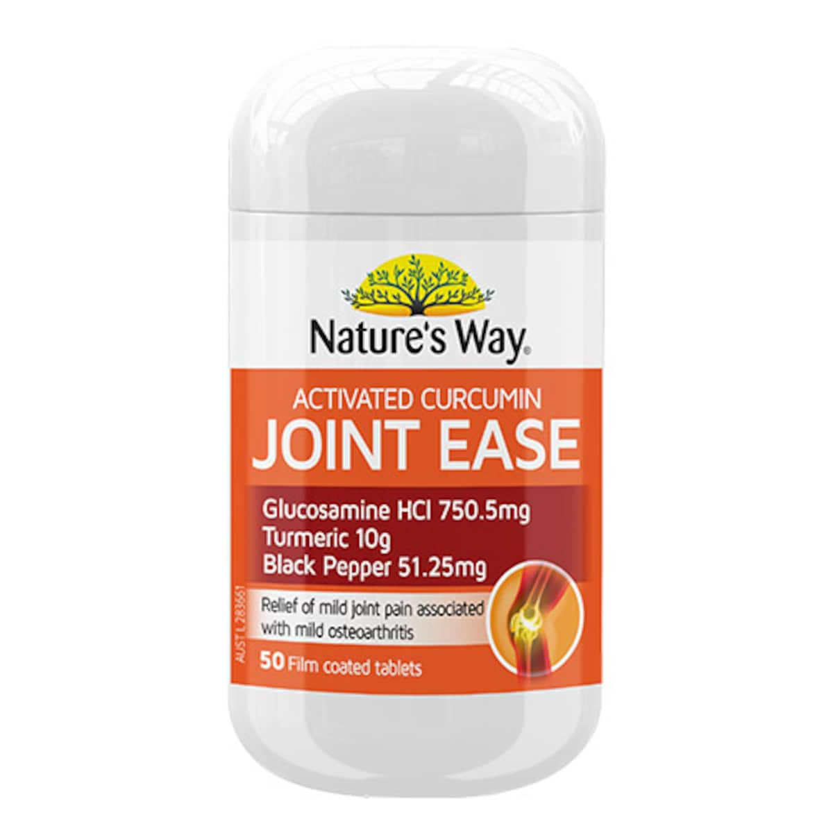 Natures Way Activated Curcumin Joint Ease 50 Tablets