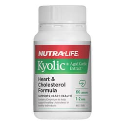 Nutra-Life Kyolic Aged Garlic Extract Heart & Cholesterol 60 Capsules