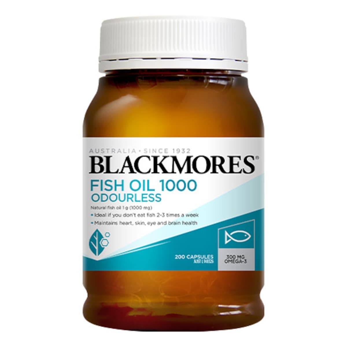 Thumbnail Blackmores Fish Oil Odourless 1000Mg 200 Capsules