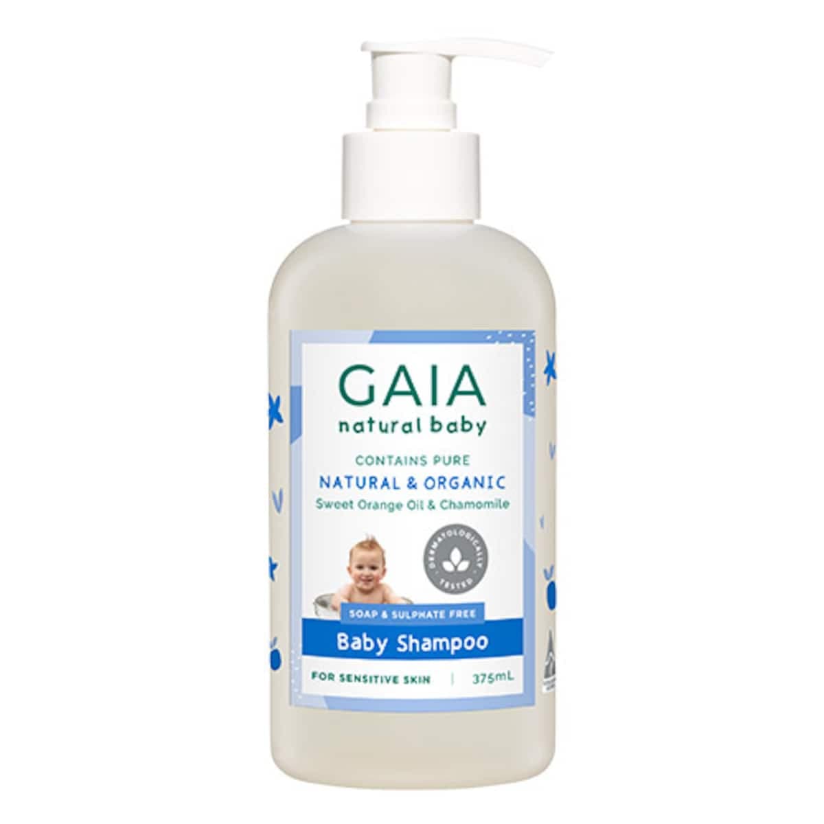 Gaia Natural Baby Shampoo 375Ml