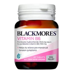 Blackmores Vitamin B6 100Mg 40 Tablets