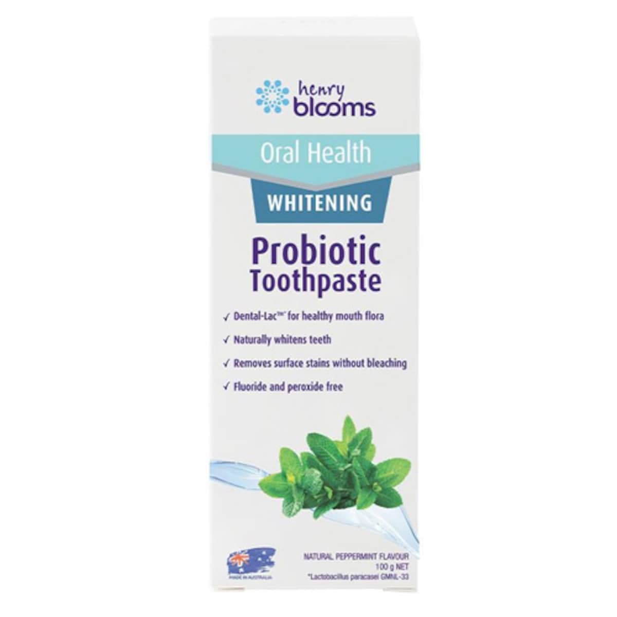 Thumbnail Henry Blooms Probiotic Toothpaste Whitening 100G