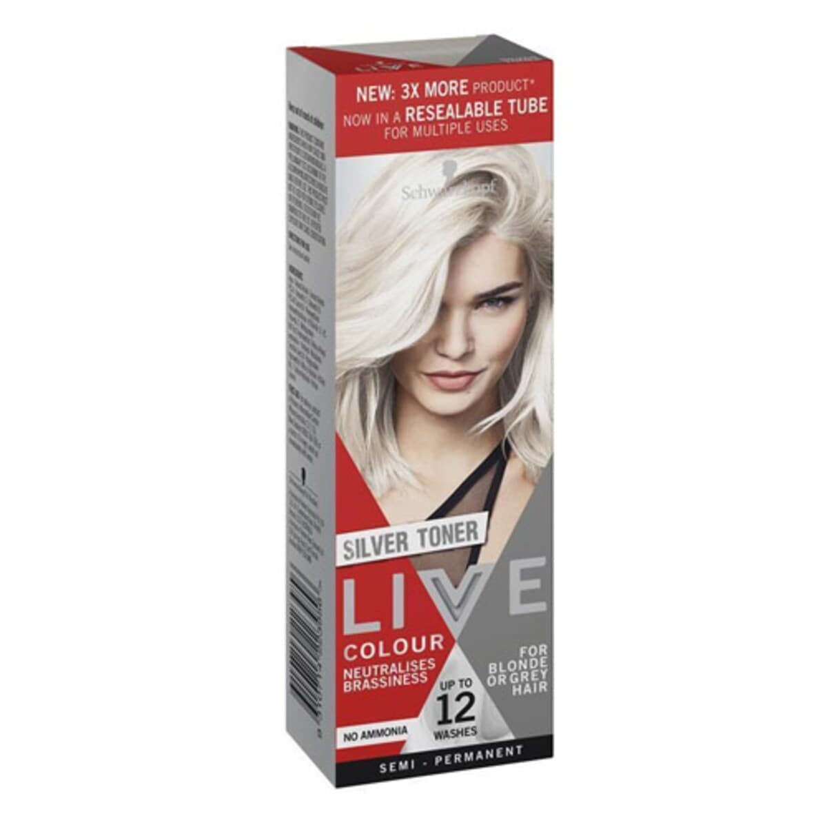 Schwarzkopf Live Colour Silver Toner 75Ml