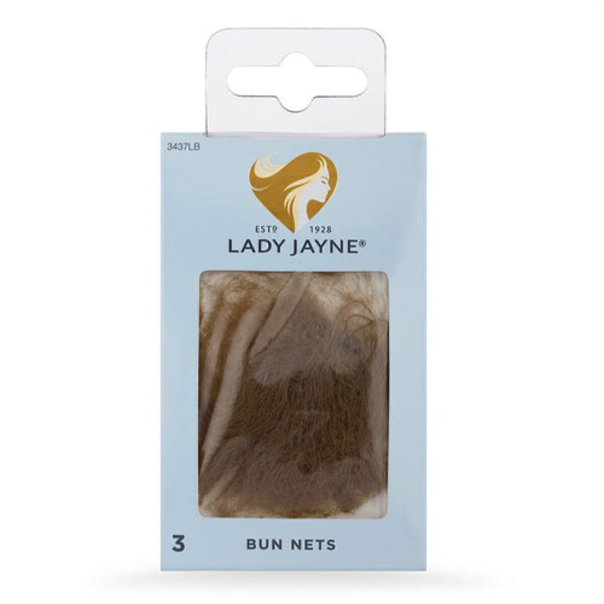 Lady Jayne Bun Nets Light Brown 3 Pack