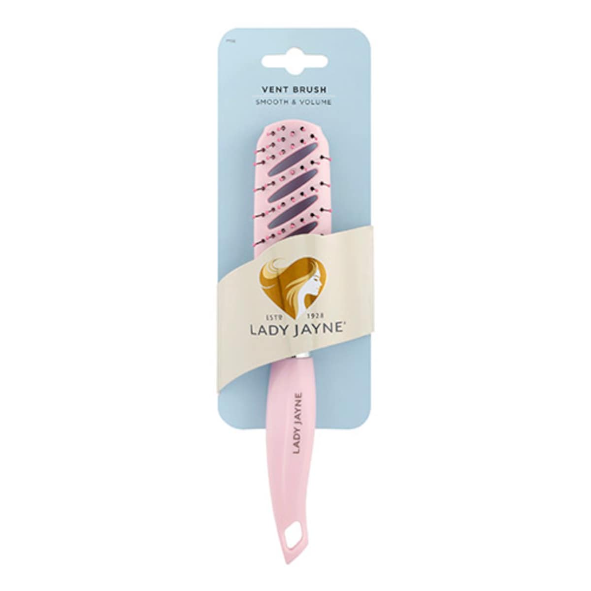 Lady Jayne Nylon Ball Tipped Vent Brush (Colours Selected At Random)