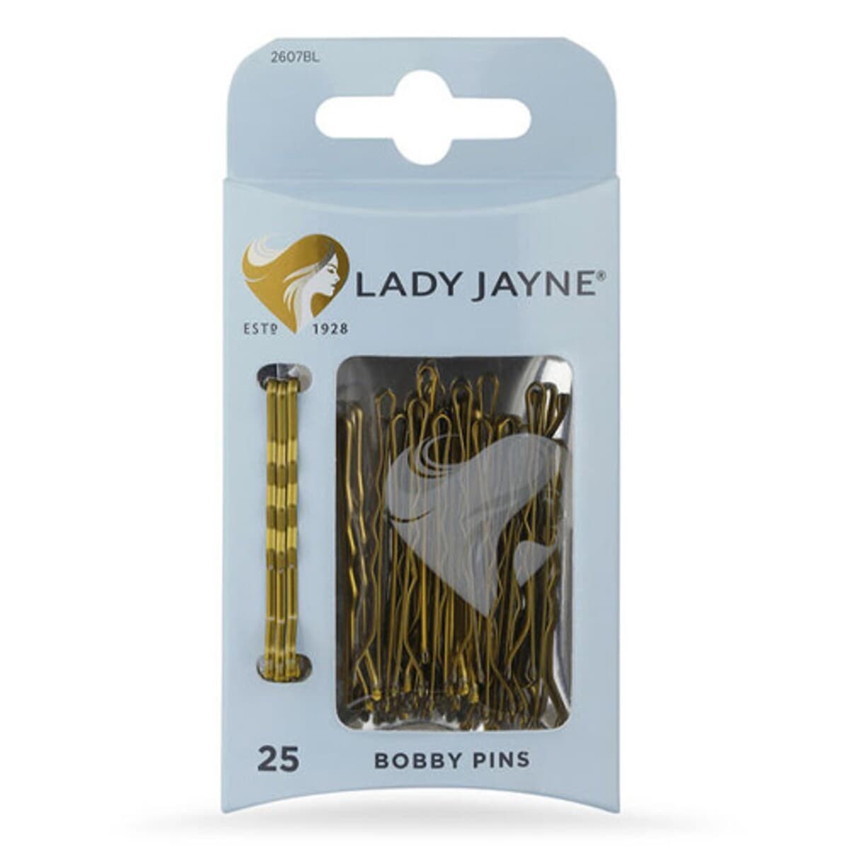 Lady Jayne Bobby Pins Blonde 4.5Cm 25 Pack