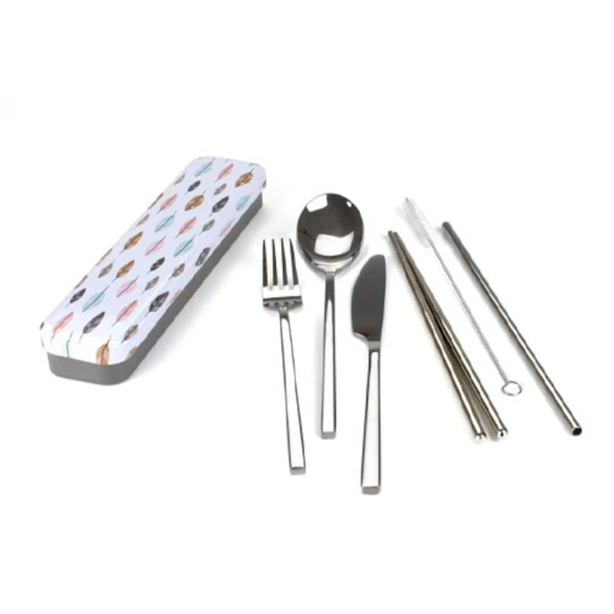 Thumbnail Retrokitchen Leaves Stainless Steel Cutlery Set