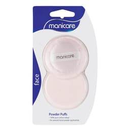 Manicare Powder Puff Pure Cotton 2 Pack