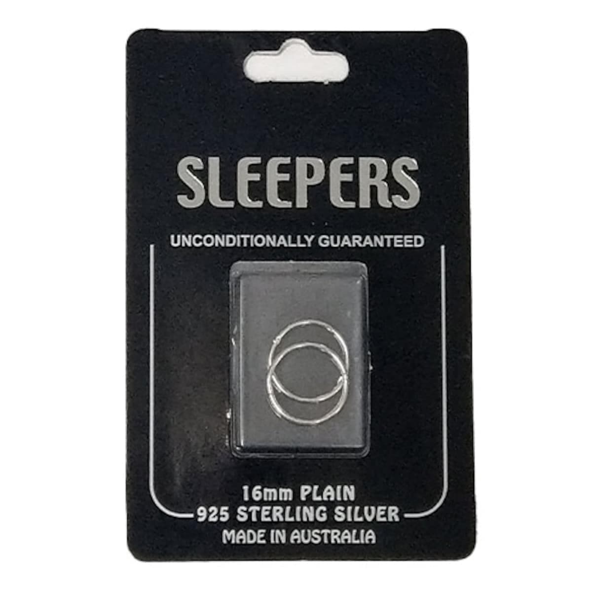 Studex Plain Large 16Mm Sleeper Earring Silver 1 Pair