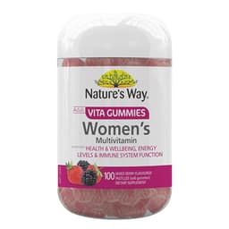 Natures Way Adult Vita Gummies Womens Multivitamin 100 Pack