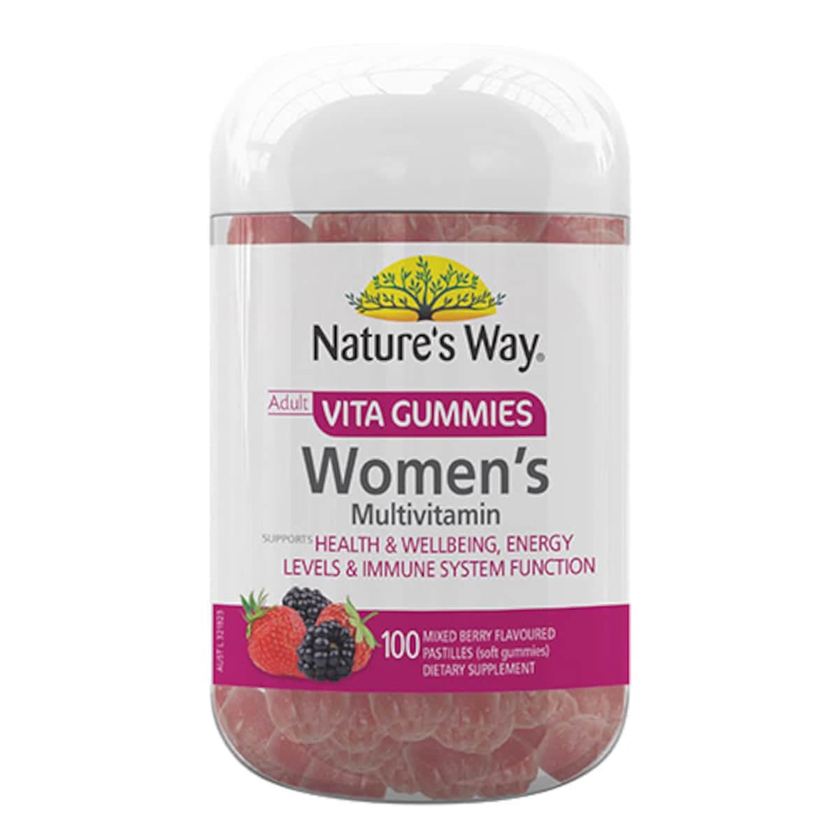 Thumbnail Natures Way Adult Vita Gummies Womens Multivitamin 100 Pack