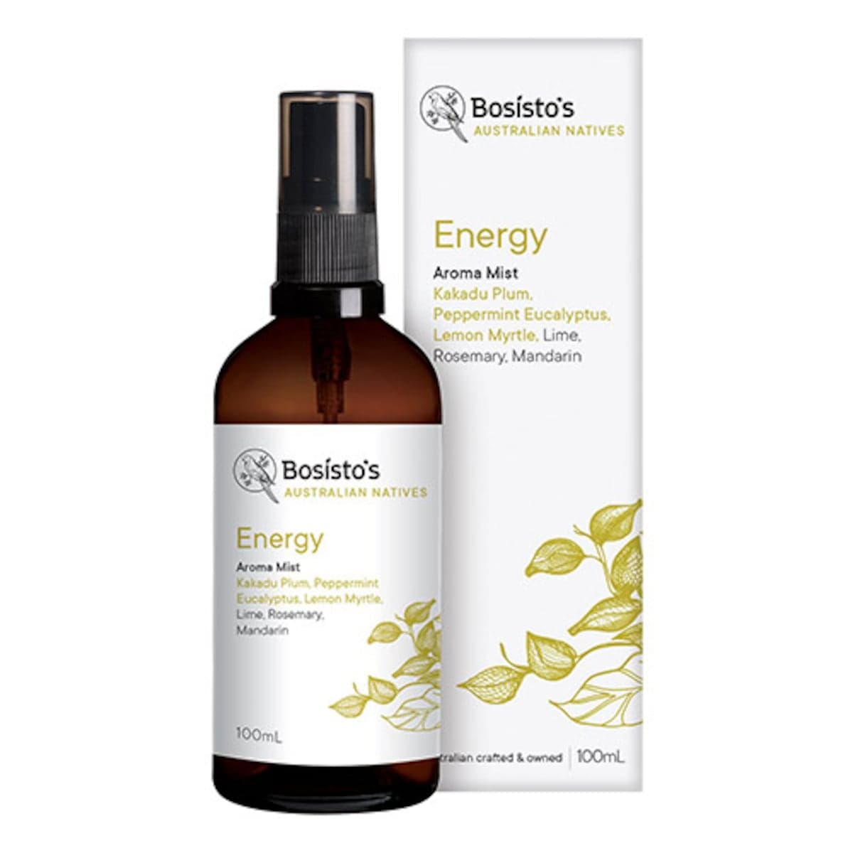 Bosistos Natives Energy Aroma Mist 100Ml