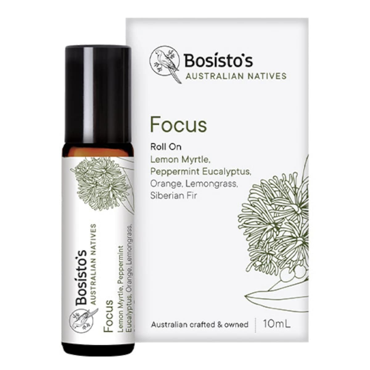 Bosistos Natives Focus Roll On 10Ml