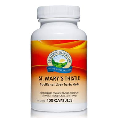 Natures Sunshine St Marys Thistle 550Mg 100 Capsules