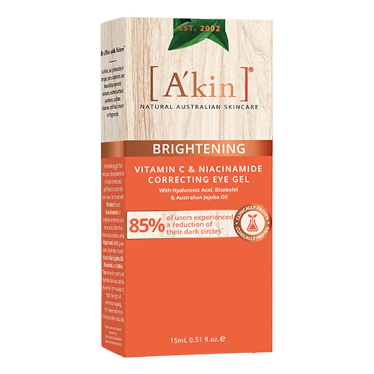 Akin Vitamin C & Niacinamide Correcting Eye Gel 15Ml