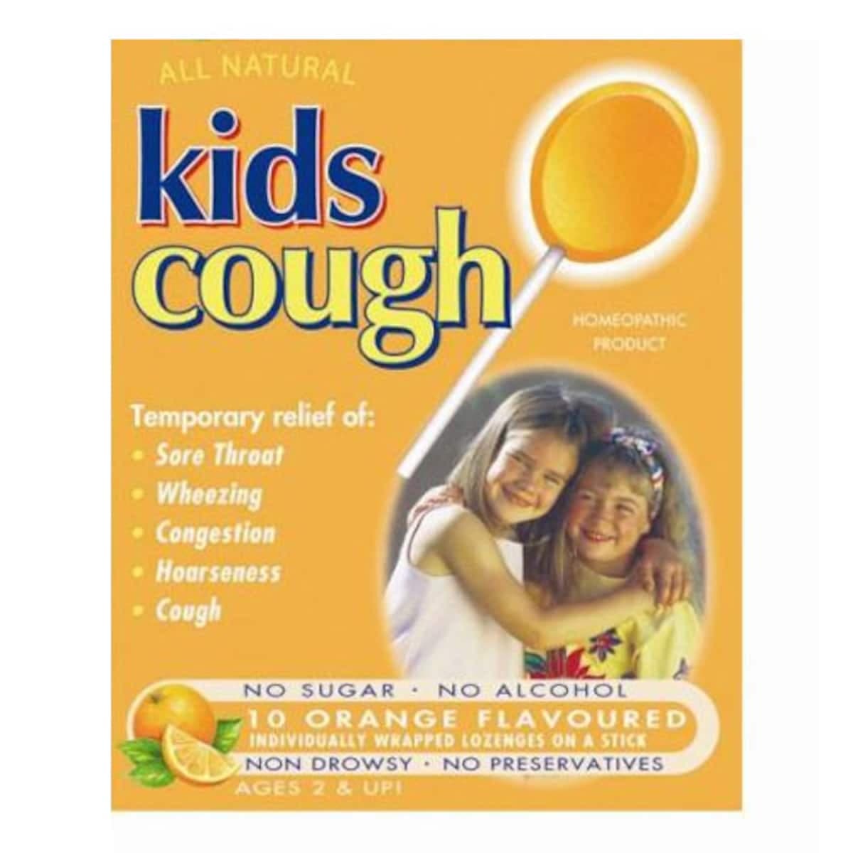 Key Sun Kids Cough Orange Flavour 10 Lozenges