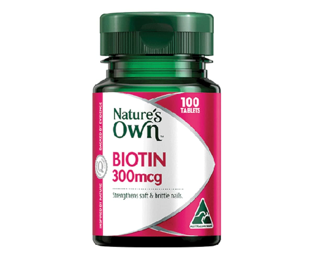 Natures Own Biotin 300Mcg 100 Tablets