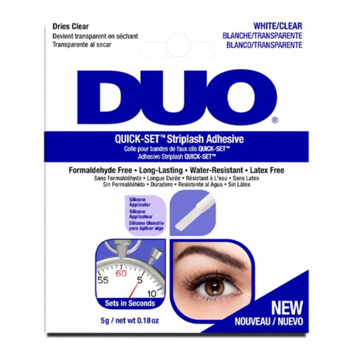 Ardell Duo Quick Set Striplash Adhesive Clear 5G