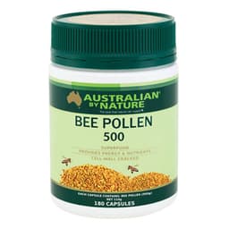 Australian By Nature Bee Pollen 500Mg 180 Capsules