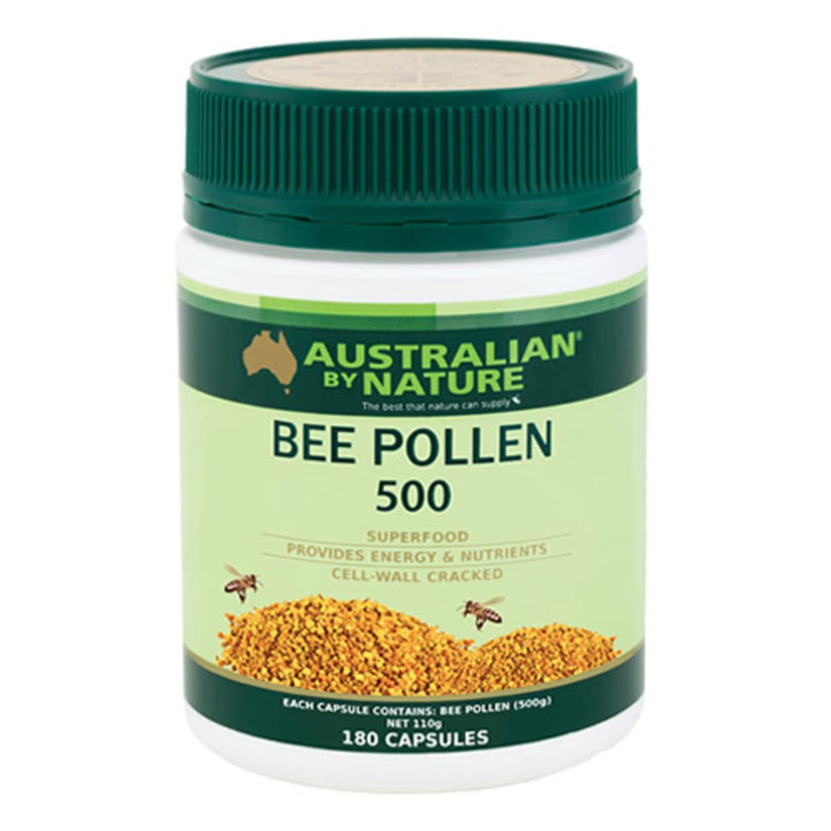 Thumbnail Australian By Nature Bee Pollen 500Mg 180 Capsules