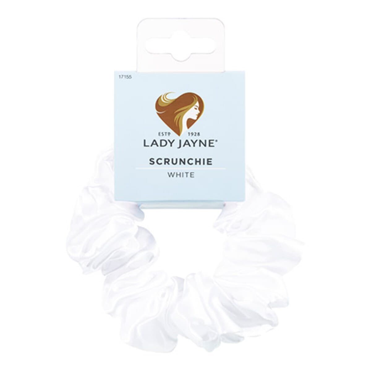 Lady Jayne Hair Scrunchie White 1 Pack