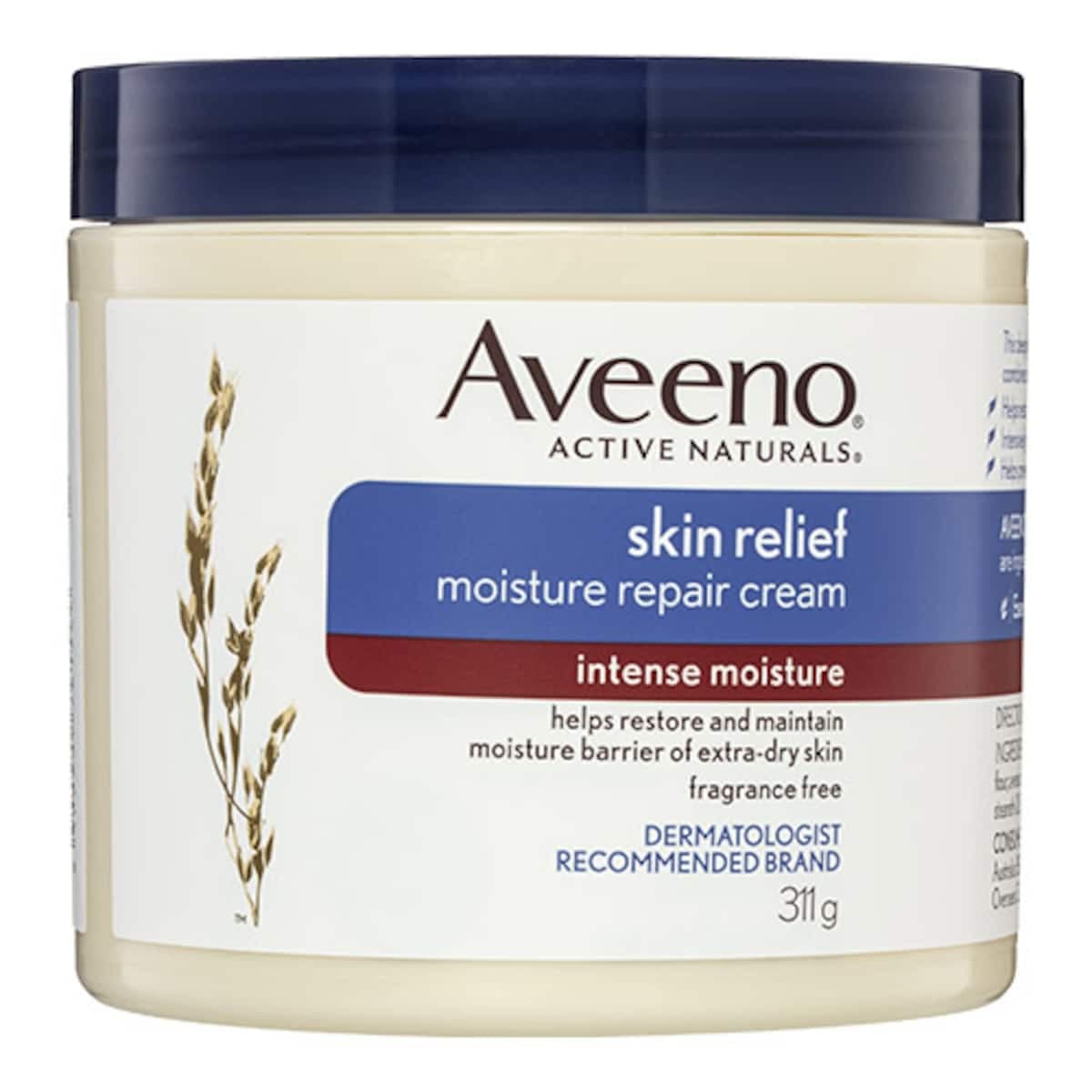 Aveeno Active Naturals Skin Relief Intense Moisture Repair Cream 311G