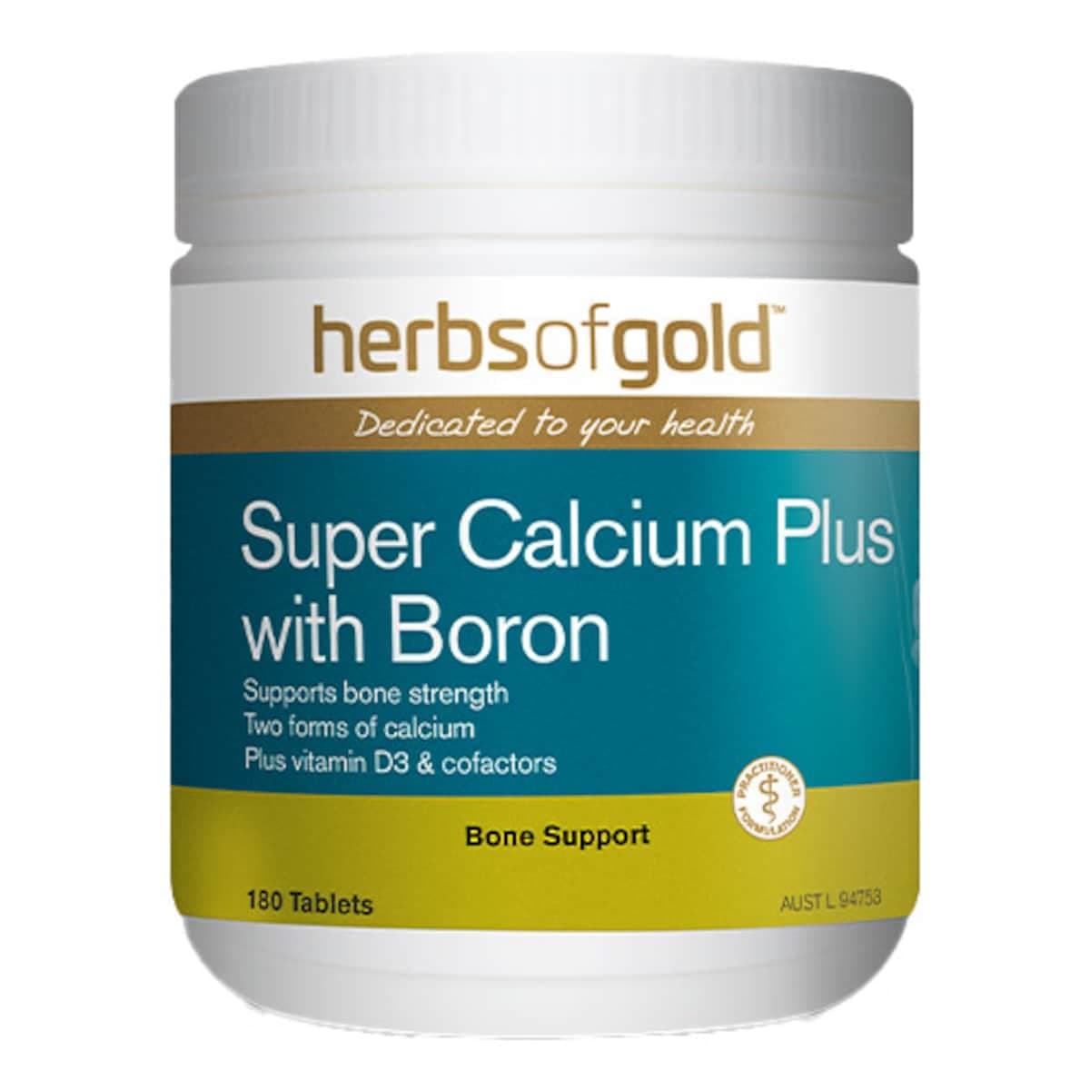 Thumbnail Herbs Of Gold Super Calcium Plus With Boron 180 Tablets