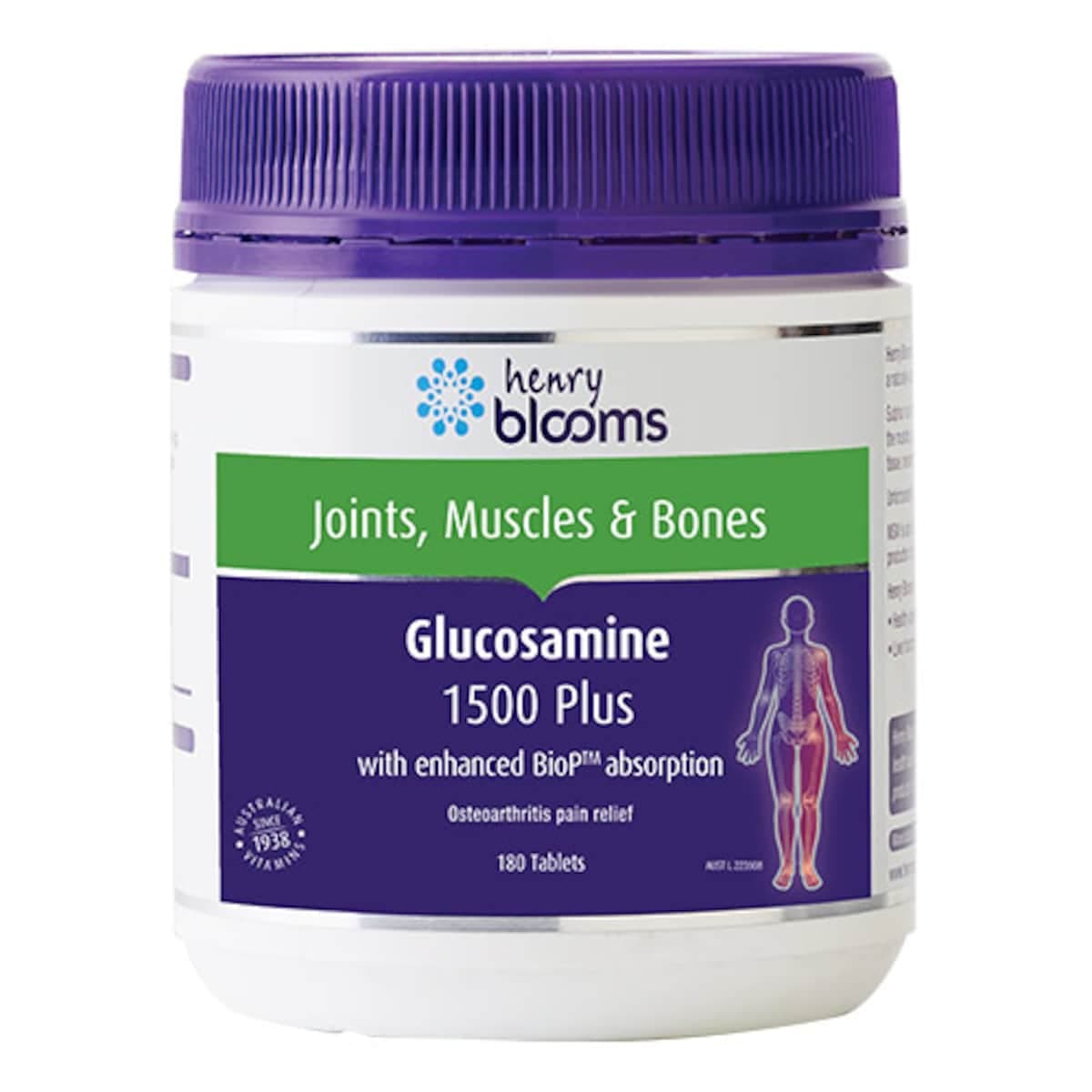 Thumbnail Henry Blooms Glucosamine Plus 180 Tablets