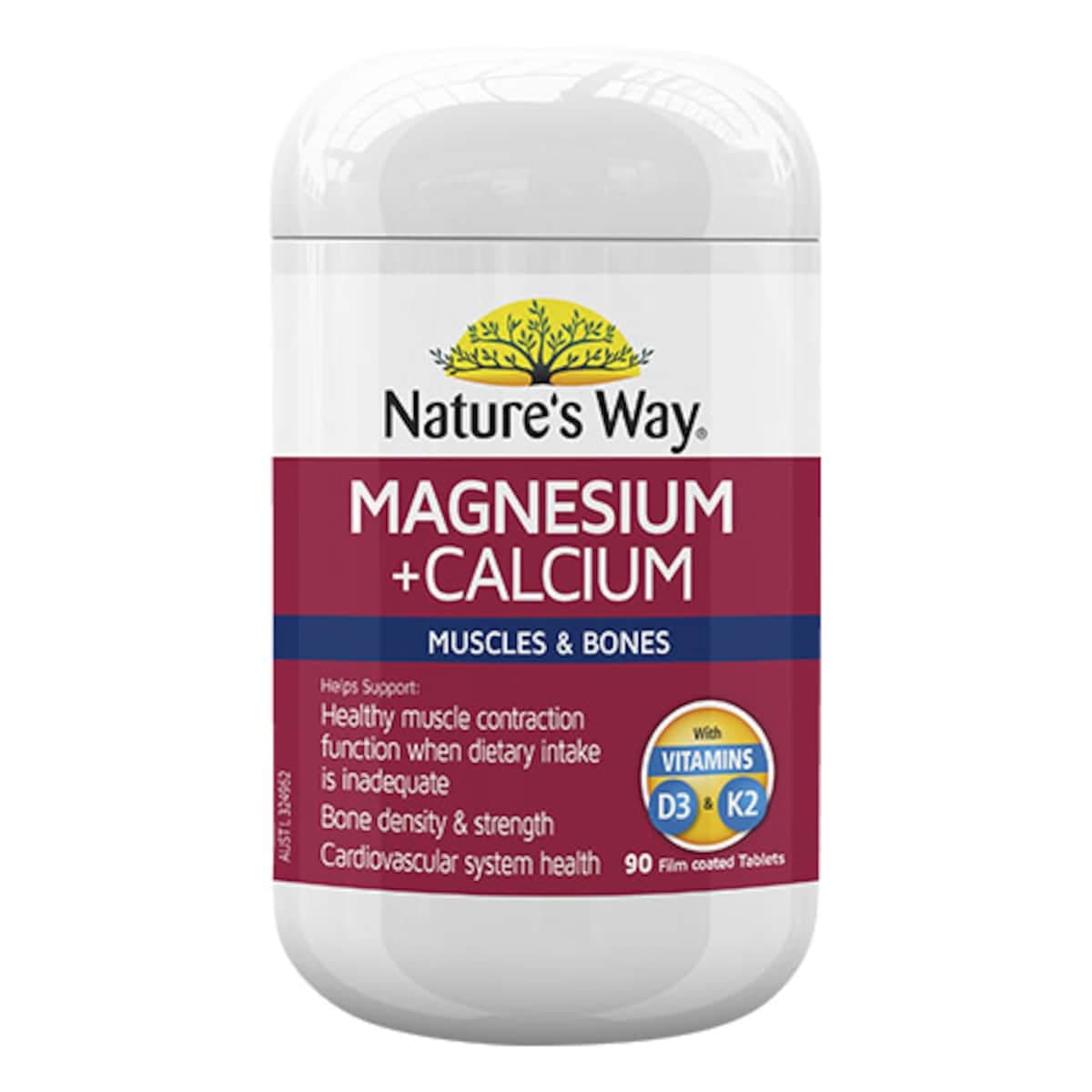 Thumbnail Natures Way Magnesium + Calcium 90 Tablets