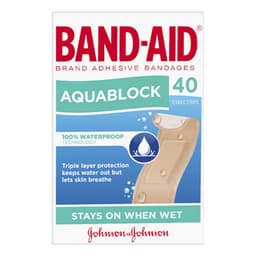 Band-Aid Aquablock Waterproof 40 Sterile Strips