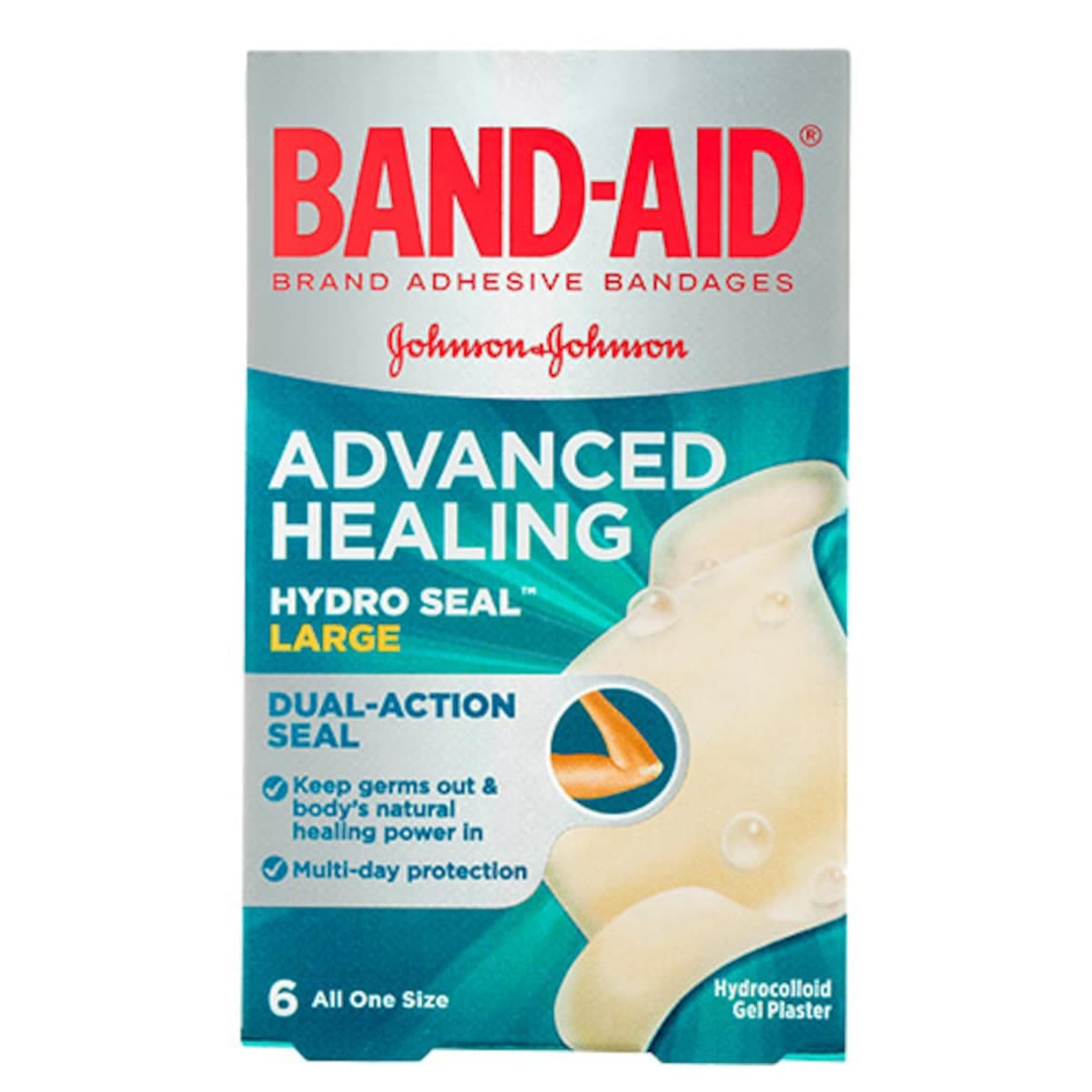 Thumbnail Band-Aid Advanced Hydro Seal Large 6 Gel Plasters