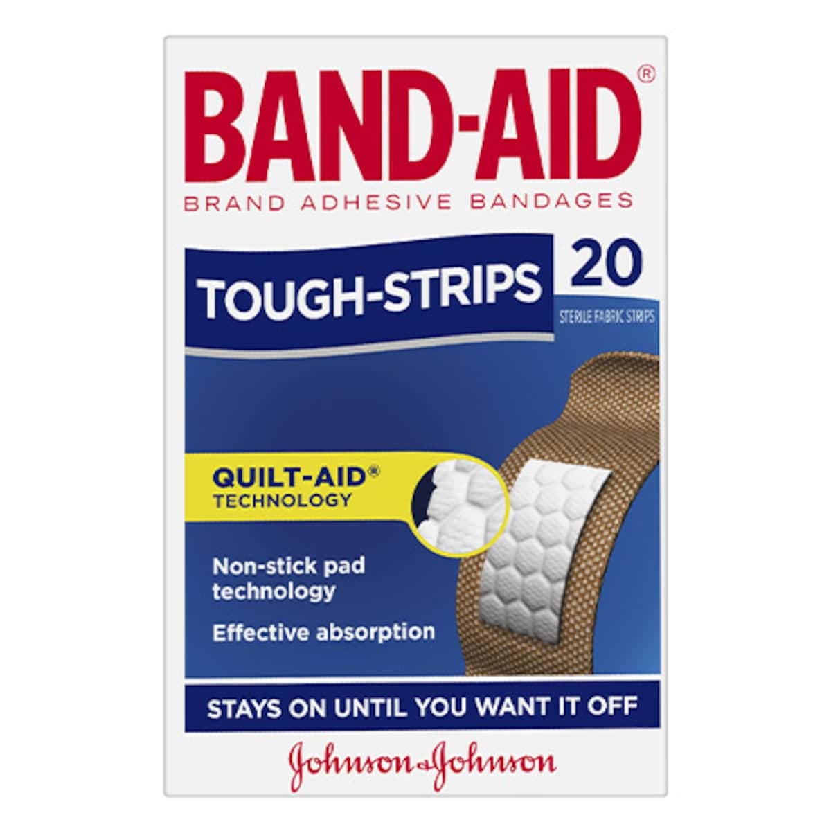 Thumbnail Band-Aid Tough Strips 20 Fabric Strips