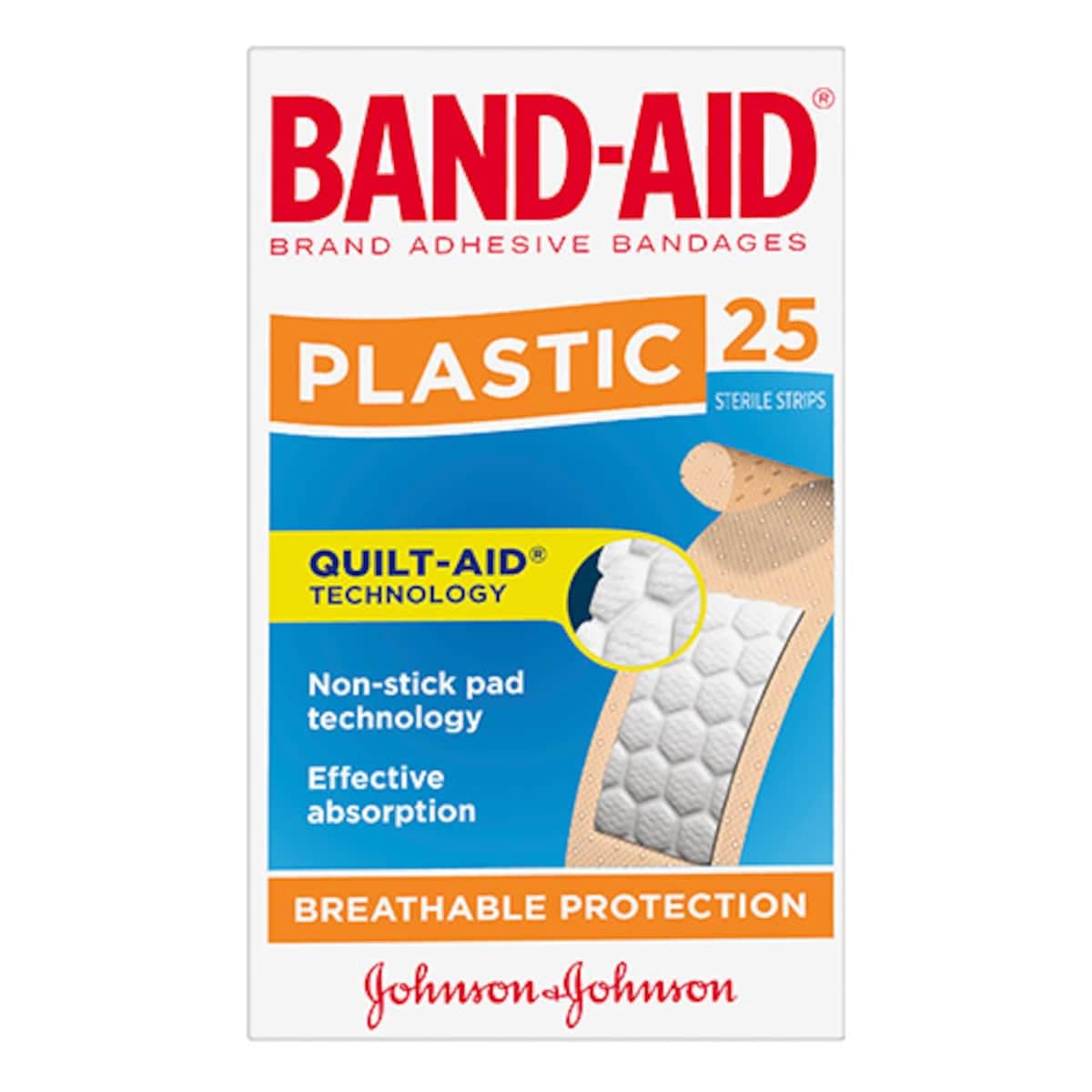 Thumbnail Band-Aid Plastic Strips 25 Pack