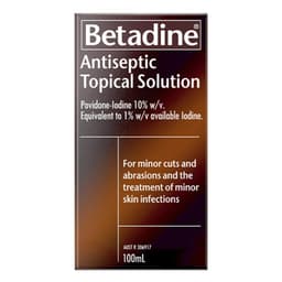 Betadine Antiseptic Topical Solution 100Ml