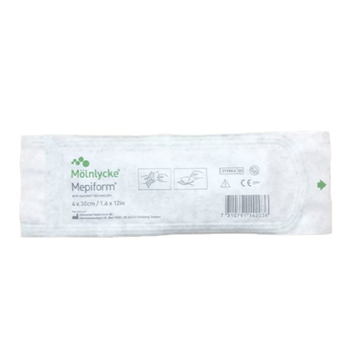 Thumbnail Mepiform Wound Dressing 293100 4Cm X 30Cm Single